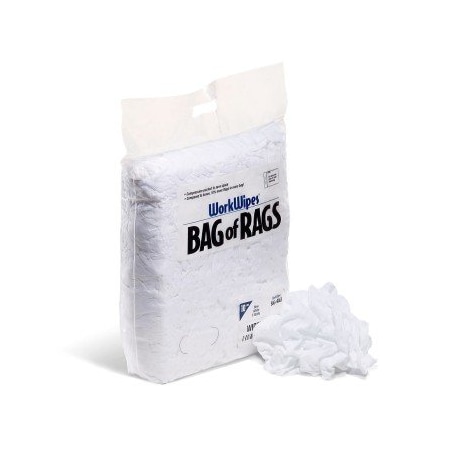 Workwipes New White T-Shirt in Bag 1 bag WIP554